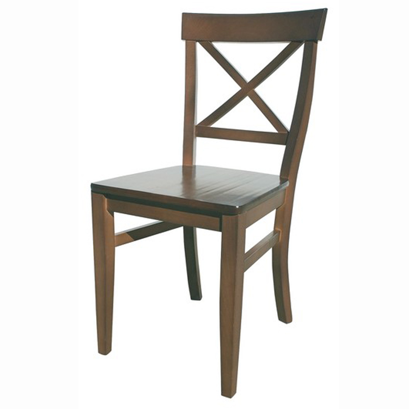 silla de haya cruz asiento de madera
